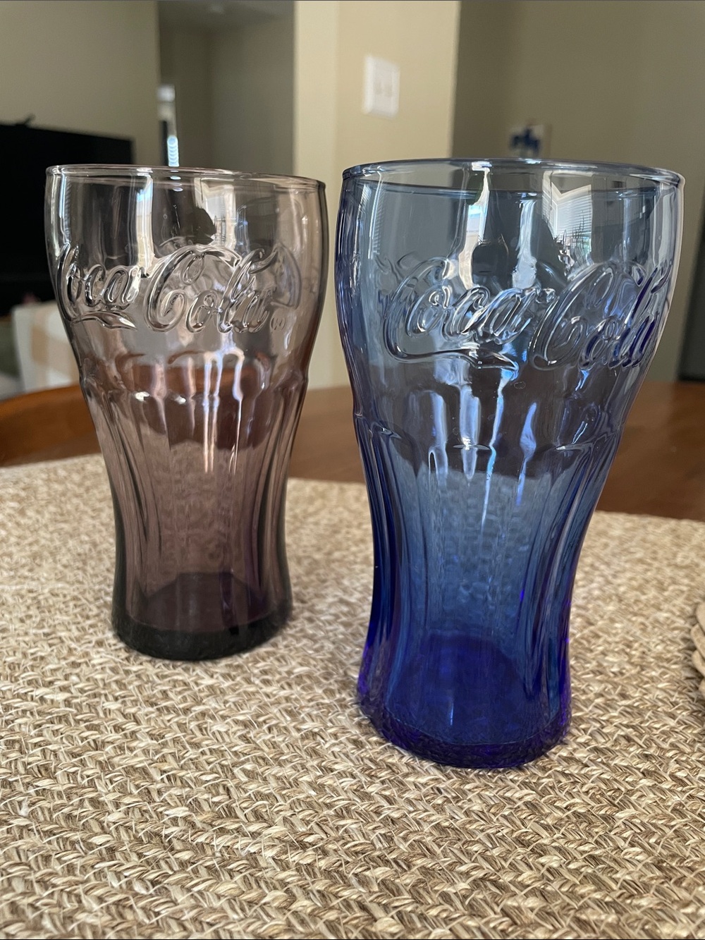 Coca cola glass set